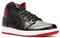 Jordan 1 Retro Mid Black Red White 554724-028 - фото 596414