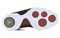 JORDAN 21 White Varsity Red Metallic Silver 2006 313038-161 - фото 596852