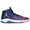 Jordan Anti Slip Wear Resistant Mid Top Basketball Shoes Men's Blue 834268-406 - фото 597406