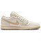 Jordan Air Jordan 1 Anti Slip Wear Resistant Low Top Vintage Basketball Shoes Women's Beige DC0774-112 - фото 599149