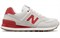 New Balance 574 Grey/Red Women's WL574RSA - фото 599664