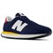 New Balance NB 237 Slip Resistant, Abrasion Resistant, Breathable Low Top Casual Running Shoes Men's Blue White MS237VI - фото 602341