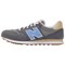 New Balance NB 500 Anti Slip Wear Resistant Low Top Casual Shoes Men's Gray Blue GM500TBW - фото 602389