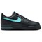 Nike Air Force 1 Anti Slip Wear Resistant Low Top Skateboard Shoes Men's Black Aurora Green HQ2037-002 - фото 603016