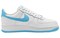 Nike Air Force 1 Low '07 White Aquarius Blue FQ4296-100 - фото 603277