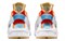 Nike Air Huarache 'White Safety Orange' DX2345-100 - фото 604042