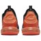 Nike Air Max 270 Breathable Low Top Casual Running Shoes Men's Black Orange AH8050-030 - фото 604303