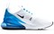 Nike Air Max 270 White Black Photo Blue AH8050-110 - фото 604389