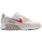 Nike Air Max 90 Anti Slip Wear Resistant Low Top Casual Running Shoes Men's Gray White Red DM0029-113 - фото 604452