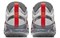 Nike Air VaporMax 2019 Pure Platinum Team Orange AR6631-003 - фото 606078