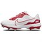 Nike Alpha Huarache Varsity 4 Cushioning Lightweight Low Top Training Shoes Men's White Red DJ6516-105 - фото 606876