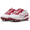 Nike Alpha Huarache Varsity 4 Cushioning Lightweight Low Top Training Shoes Men's White Red DJ6516-105 - фото 606877