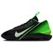 Nike Anti Slip Wear Resistant Low Top Basketball Shoes Men's Black Green HF1804-001 - фото 606908