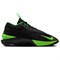 Nike Anti Slip Wear Resistant Low Top Basketball Shoes Men's Black Green HF1804-001 - фото 606909