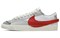 Nike Blazer Low 77 Jumbo White Photon Dust Light Smoke Grey University Red DQ8769-100 - фото 607045
