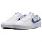 Nike Court Shot Anti Slip Wear Resistant Low Top Skateboard Shoes Men's White Blue FQ8146-100 - фото 607438