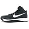 Nike Cushioned Slip Resistant Mid Top Basketball Shoes Men's Black 556149-003 - фото 607520