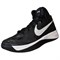 Nike Cushioned Slip Resistant Mid Top Basketball Shoes Men's Black 556149-003 - фото 607521