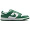 Nike Dunk Anti Slip Wear Resistant Low Top Skateboard Shoes Men's White Green HF5441-101 - фото 607613