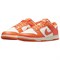 Nike Dunk Anti Slip Wear Resistant Low Top Skateboard Shoes Men's White Orange HF5441-106 - фото 607626
