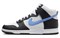 Nike Dunk High Retro Flc Black University Blue White FJ4210-001 - фото 607673