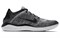Nike Free Rn Flyknit 2018 Black White Ombre 942838-101 - фото 608149