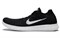 Nike Free Run Flyknit Black/White 831069-001 - фото 608180