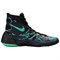 Nike Hyperdunk 2015 Anti Slip Wear Resistant High Top Basketball Shoes Men's Black Green 749570-030 - фото 608376