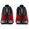 Nike Shox R4 Anti Slip Wear Resistant Low Top Casual Running Shoes Men's Black Red HQ1988-600 - фото 611503