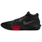 Nike Witness 8 Anti Slip Wear Resistant Mid Top Basketball Shoes Men's Black Red FB2237-005 - фото 611985