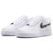 Nike Air Force 1 Anti Slip Wear Resistant Low Top Skateboard Shoes Unisex White Black IF1686-101 - фото 612649