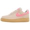 Nike Air Force 1 Anti Slip Wear Resistant Low Top Skateboard Shoes Women's Beige Pink IB1161-200 - фото 612658