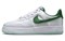 Nike Air Force 1 Low '07 Satin White Pine Green Women's DX6541-101 - фото 612872