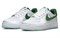 Nike Air Force 1 Low '07 Satin White Pine Green Women's DX6541-101 - фото 612874