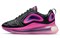 Nike Air Max 720 Black Laser Fuchsia GS AQ3196-007 - фото 613633