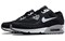 Nike Air Max 90 Essential Black Wolf Grey Women's 616730-012 - фото 613689