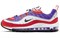 Nike Air Max 98 Psychic Purple University Red Women's AH6799-501 - фото 614018