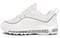 Nike Air Max 98 Triple White Women's AH6799-114 - фото 614034