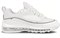 Nike Air Max 98 Triple White Women's AH6799-114 - фото 614035