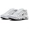 Nike Air Max Plus Anti Slip Wear Resistant Low Top Casual Running Shoes Women's White Silver HJ9743-100 - фото 614541