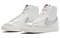 Nike Blazer Mid 77 White Silver Metallic Women's CZ1055-112 - фото 615679