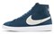 Nike Blazer Mid Vintage Suede Blue White Women's AV9376-403 - фото 615722