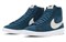 Nike Blazer Mid Vintage Suede Blue White Women's AV9376-403 - фото 615724