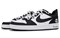 Nike Court Borough 2 Non slip Lightweight Low Top Skateboard Shoes GS Black White pz--6926445179808609133 - фото 615950