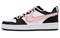 Nike Court Borough Non slip Lightweight Low Top Skateboard Shoes GS Black Pink pz--4751475662419534634 - фото 615976