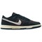 Nike Dunk Anti Slip Wear Resistant Low Top Skateboard Shoes Women's Black HF1985-400 - фото 616406
