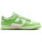 Nike Dunk Anti Slip Wear Resistant Low Top Skateboard Shoes Women's Green HV0842-133 - фото 616429