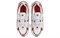 Nike Shox Nova White Red Women's AT8046-101 - фото 618431