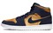JORDAN 1 Mid Obsidian Desert Ochre 852542-401 - фото 619346
