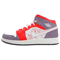 Jordan Air Jordan 1 Mid Top Basketball Shoes Women's Fuchsia White 322675-561 - фото 620265